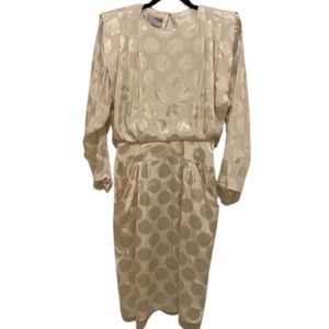 80’s Nilani Silk Polka Dot Dress